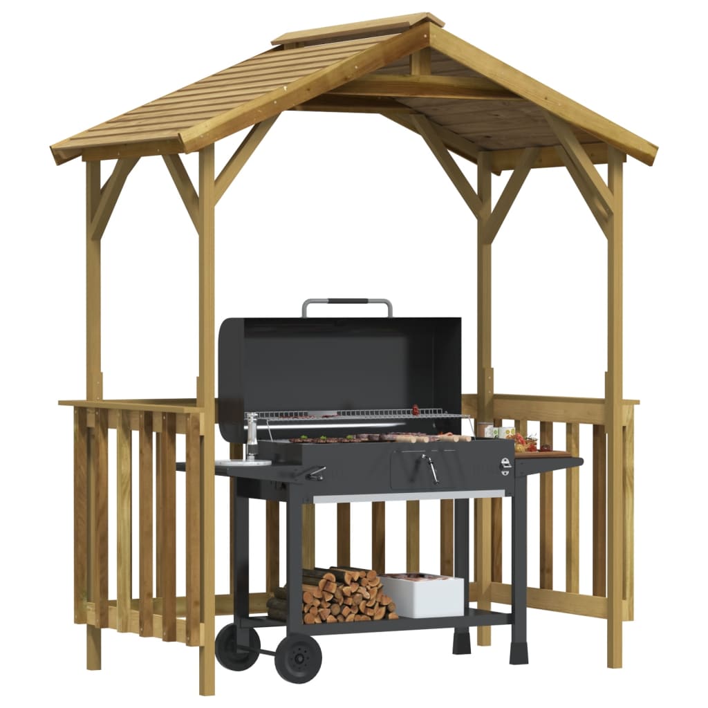 Garden BBQ Shed 163.5x93x210 cm