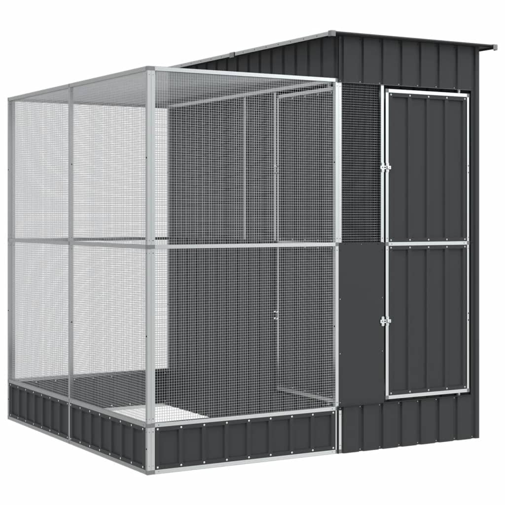 Aviary with Extension 209x203x216