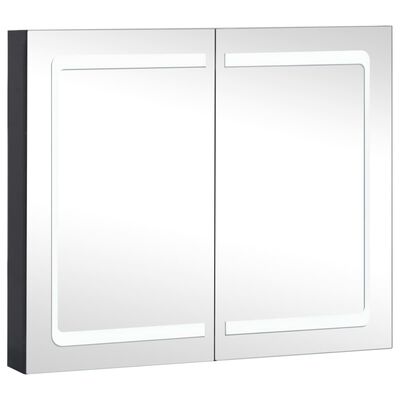LED Bathroom Mirror Cabinet 80x12.2x68