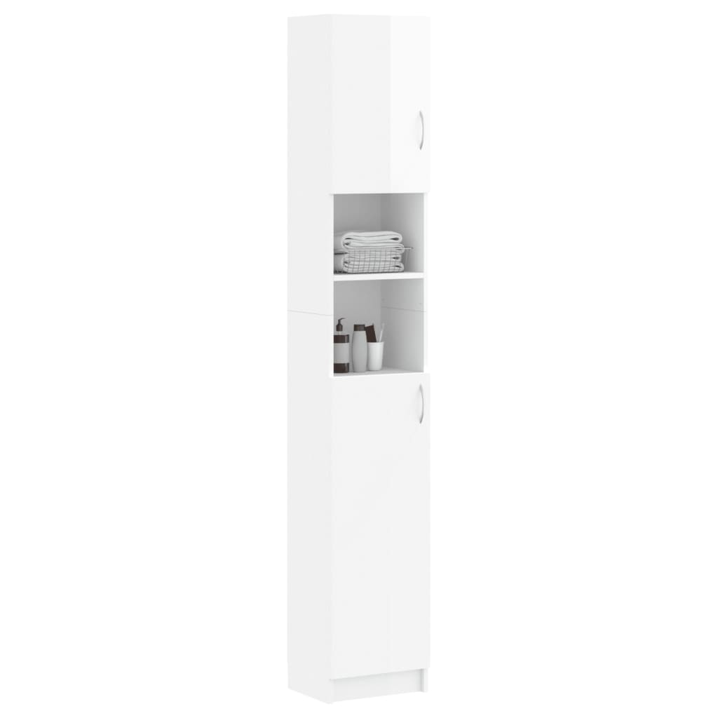 Bathroom Cabinet White 32x25.5x190