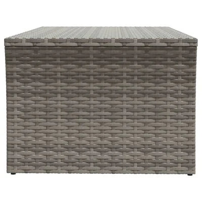Poly Rattan Outdoor Coffee Table Grey