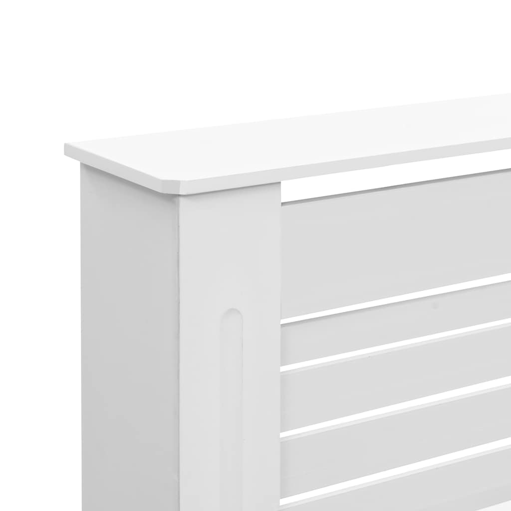 Radiator Cover White 152x19x81.5cm