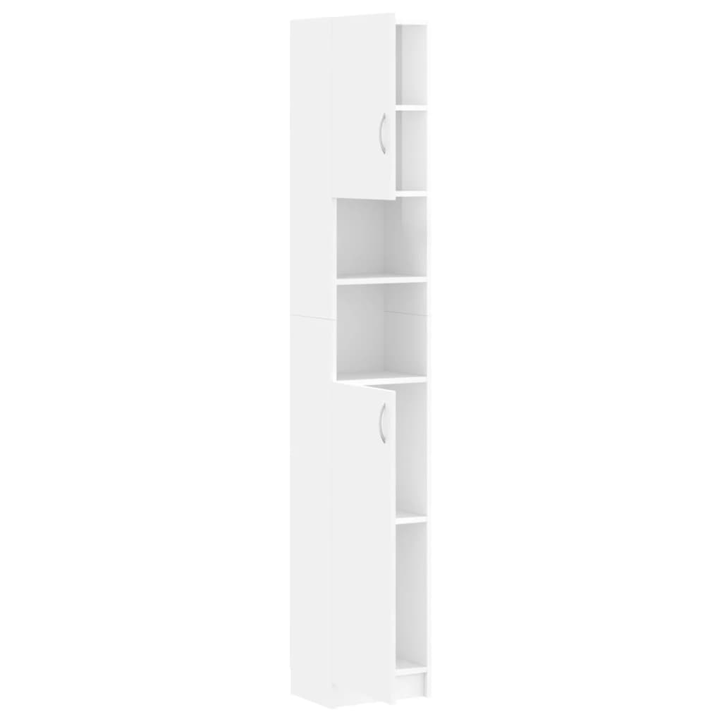 Bathroom Cabinet White 32x25.5x190
