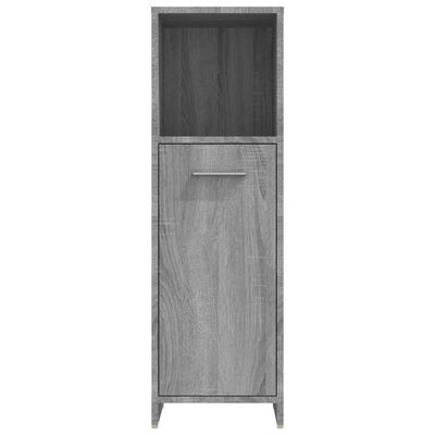 Bathroom Cabinet Grey 30x30x95