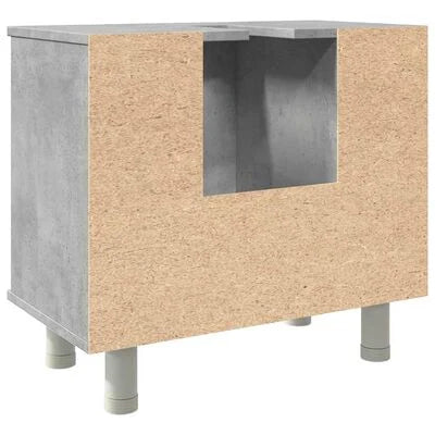 Bathroom Cabinet Grey 60x32x53.5