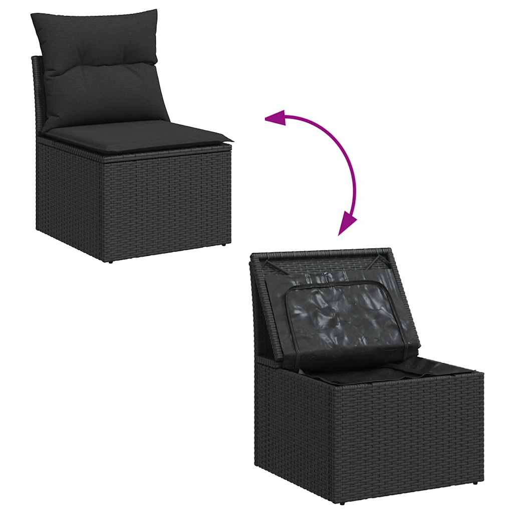 8 Piece Garden Sofa Set with Cushions