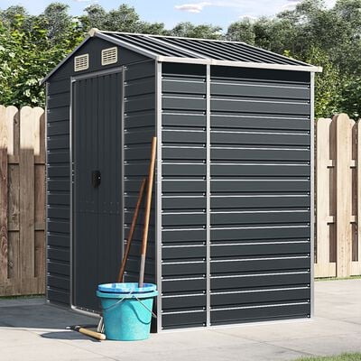Garden Shed Anthracite 191x130x198 cm
