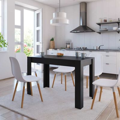 Dining Table Black 120x60x76