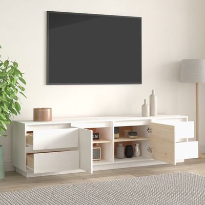TV Cabinet White 176x37x47.5
