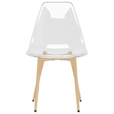 Dining Chairs 2 pcs Transparent