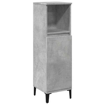 Grey 3 Piece Bathroom Furniture Set