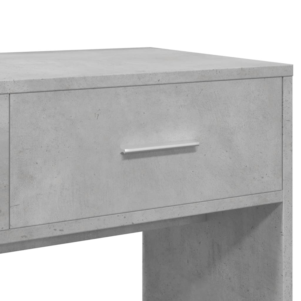 Dressing Table with Mirror Concrete Grey
